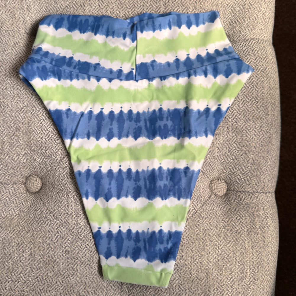 Aerie Womens High Cut Cheeky Tie Dye Bikini Swim Bathing Suit Bottoms Size XXS - Picture 4 of 4